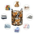 thumbnail image 6 of Daiia Dogs Different Breeds Round Laundry Basket with Handles Thickened Waterproof Circular hamper,Dirty Clothes Storage Basket for Bedroom,Bathroom,College Dorm-Small, 6 of 8
