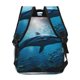 thumbnail image 4 of Easygdp Ocean Dolphin Fish School Mochila Ergonómica Versátil para Laptop - Múltiples Bolsillos, Correas Ajustables, Unisex para Escuela, Viajes y Actividades al Aire Libre-One Size, 4 of 5