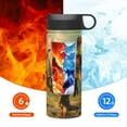thumbnail image 6 of Sikiie Realistic Style Forest Dinosaur Print 18OZ Insulated Straw Cup, Portable Leak-proof Sports Water Bottle, Stainless Steel Water Cup Suitable for Home and Outdoor, 6 of 8