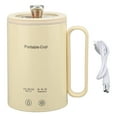 thumbnail image 2 of Mini Calentador De Agua Caliente, Enchufe Estadounidense 110V 300W Calentamiento Rápido Multifunción Pequeño Hervidor Eléctrico Portátil Para Té, 2 of 7