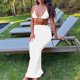 thumbnail image 2 of Traje de baño de tres piezas de bikini cómodo de nailon de color sólido para mujer Traje de baño de tres piezas para mujer OAVQHLG3B Store  lin121212, 2 of 4