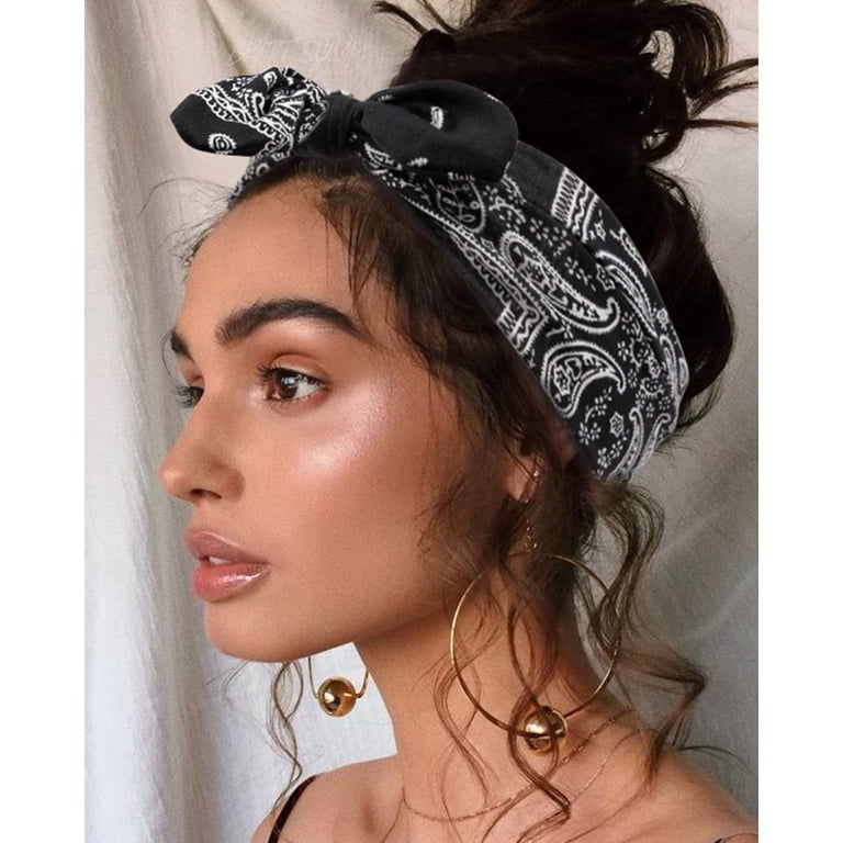 LinYooLi 12 Pack Bow Headbands for Women Headwraps Hair Band  display picture 1