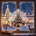 thumbnail image 5 of Christmas Pearl Suncatcher Kit Diy Assembled Ornament 1Pc- Acrylic Snowflake Shape Board With Metal Chain And Dimensional Pearls For Holiday Window Display, 5 of 5