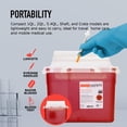 thumbnail image 5 of Dynarex Sharps Container, Thermoplastic Container with Translucent Lid, 5.4 qts, 20 Count, 5 of 7