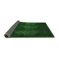 thumbnail image 2 of Ahgly Company Indoor Round Oriental Emerald Green Industrial Area Rugs, 5' Round, 2 of 4