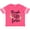 Football Pink and White, variant on Inktastic Though She Be but Little She is Fierce Shakespeare Girls Toddler T-Shirt