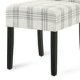 thumbnail image 5 of Noble House Asher Fabric Dining Chairs, Set of 2, Gray, Light Beige, Espresso, 5 of 8
