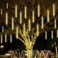 thumbnail image 4 of 1 cadena de luces LED de 30 cm con forma de lluvia de meteoritos, resistente al agua, para decoración de patio, fiestas navideñas, 4 of 5