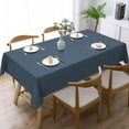 thumbnail image 3 of Rectangle Table Cloth, Plaid Clan Thompson Tartan Grey Blue Resistant Washable Tablecloth Decorative Table Cover for Dining, Indoor and Outdoor, 3 of 6