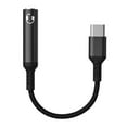 thumbnail image 1 of Adaptateur de Téléphone Mobile Type-c vers 3,5 mm Réutilisable durable et Ferme Annulation Appel Vocal Écoute de Musique Diffusion en Direct Adaptateur Noir, 1 of 9