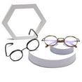 thumbnail image 2 of Estbridg Vintage Round Metal Glasses Frame Reading Glasses Unisex Circle Eyeglasses Frame, 2 of 5