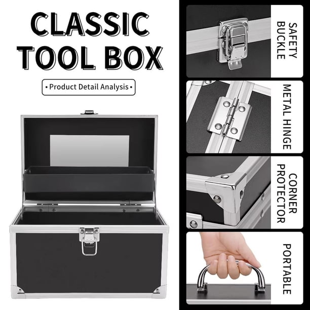 Organizador Portátil de Kits de Pedicura Fernando Estuche de Suministros de Manicura con Asa