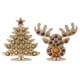 thumbnail image 4 of Marco de Navidad de madera Calendario de cuenta atrás de Adviento Vacío DIY Recargable Sin terminar Chocolate Rack Adorno Regalo en miniatura Árbol de Navidad sidaley HA009229-01, 4 of 6