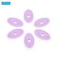 thumbnail image 3 of Uxcell 5.6x3.2cm Erasable Pen Eraser, 30 Pack Oval Hollow Eraser for Art Office Classroom Light Purple, 3 of 5