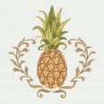 thumbnail image 4 of Authentic Hotel and Spa Turkish Cotton Pineapple Embroidered White 4-piece Towel Set, 4 of 5