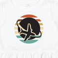 thumbnail image 4 of Inktastic Airplane Trip Vintage Travel Girls Toddler Dress, 4 of 5