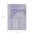 thumbnail image 3 of 10' X 14' Lavender And Purple Geometric Washable Indoor Outdoor Area Rug, 3 of 5