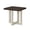 Walnut and White, variant on Roundhill Furniture Luno Contemporary End Table, Weathered Gray and Beige