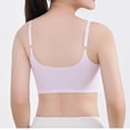 thumbnail image 4 of SERTG Girls Soft Cup Adjustable Straps Sports Bra Seamless Shock Control One Piece Athletic Activities Comfort Fit Active Underwear(Pink,9-12 Years), 4 of 5
