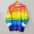 thumbnail image 2 of Womens Tie Dye Printed Long Sleeve Sweatshirt Crew Neck Sweatshirt Hooded Sweatshirt Hoodie Jacket, 2 of 4