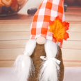 thumbnail image 4 of Adorno para Festival de la cosecha, muñeco de calabaza de Halloween, muñeco sin rostro, gnomo de Rudolph, adorno de Acción de Gracias, 4 of 4