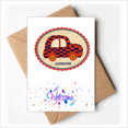 thumbnail image 1 of Little car UK London Stamp Britian Welcome Back Greeting Cards Envelopes Blank, 1 of 3