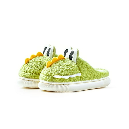 

UFOUND Toddler Kids Unisex Slippers Animal Winter Warm Furry Shoes For Boys Girls Cute Child