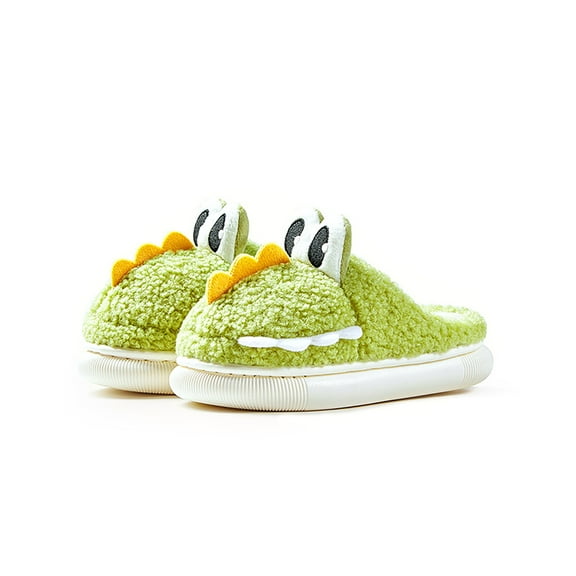 Lujianch Toddler Kids Unisex Slippers Animal Winter Warm Furry Shoes For Boys Girls Girls Slippers 2-4 Years Size 5M