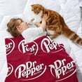thumbnail image 2 of Dr Pepper anti-pilling, suave, ligera, esponjosa y acogedora de lujo para hogar y cocina – Perfecta para niños y adultos,200X150cm, 2 of 6