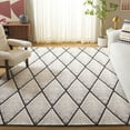 thumbnail image 2 of SAFAVIEH Marbella Andrea Diamond Area Rug, Black/Ivory, 8' x 10', 2 of 8