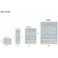 thumbnail image 7 of HR Blue & Silver Rugs Stripped Pattern Area Rug 5x7 Contemporary Carpet Gray Ultra-Soft Luxury Living Room Area Rug, 7 of 7