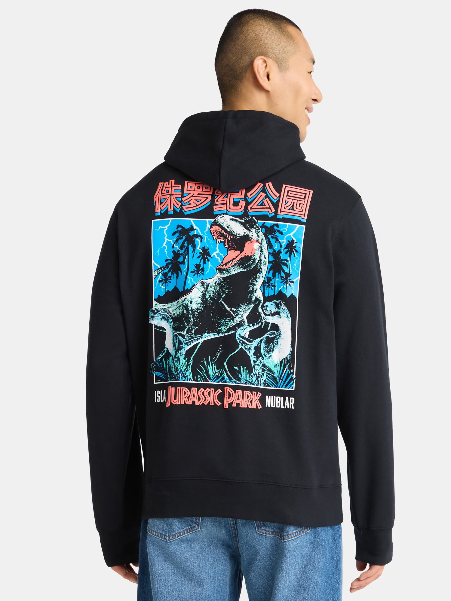Jurassic Park Men's and Big Men's Graphic Hoodie, Sizes S-3XL