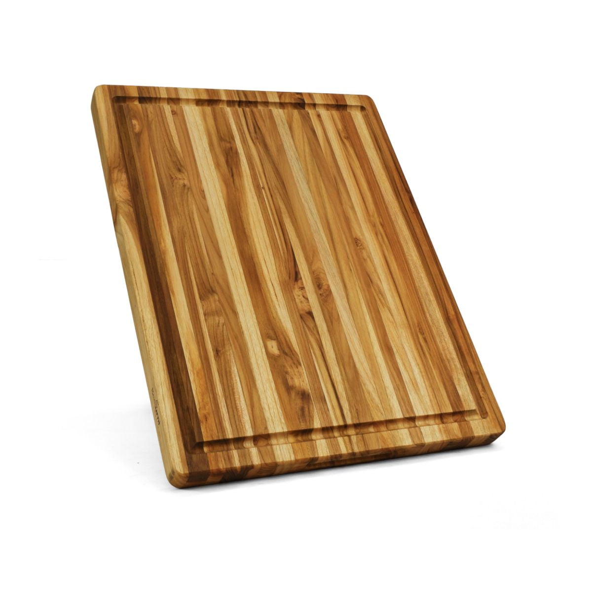 Teak Cutting Board Reversible Chopping Serving Board With Juice Groove