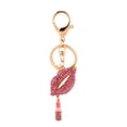 thumbnail image 4 of Lip Keychain Car Circle Key Rings Rhinestone Keychain Sexy Lipsticking Lip Key Chain Rhinestone Purse Charm Decoration, 4 of 5