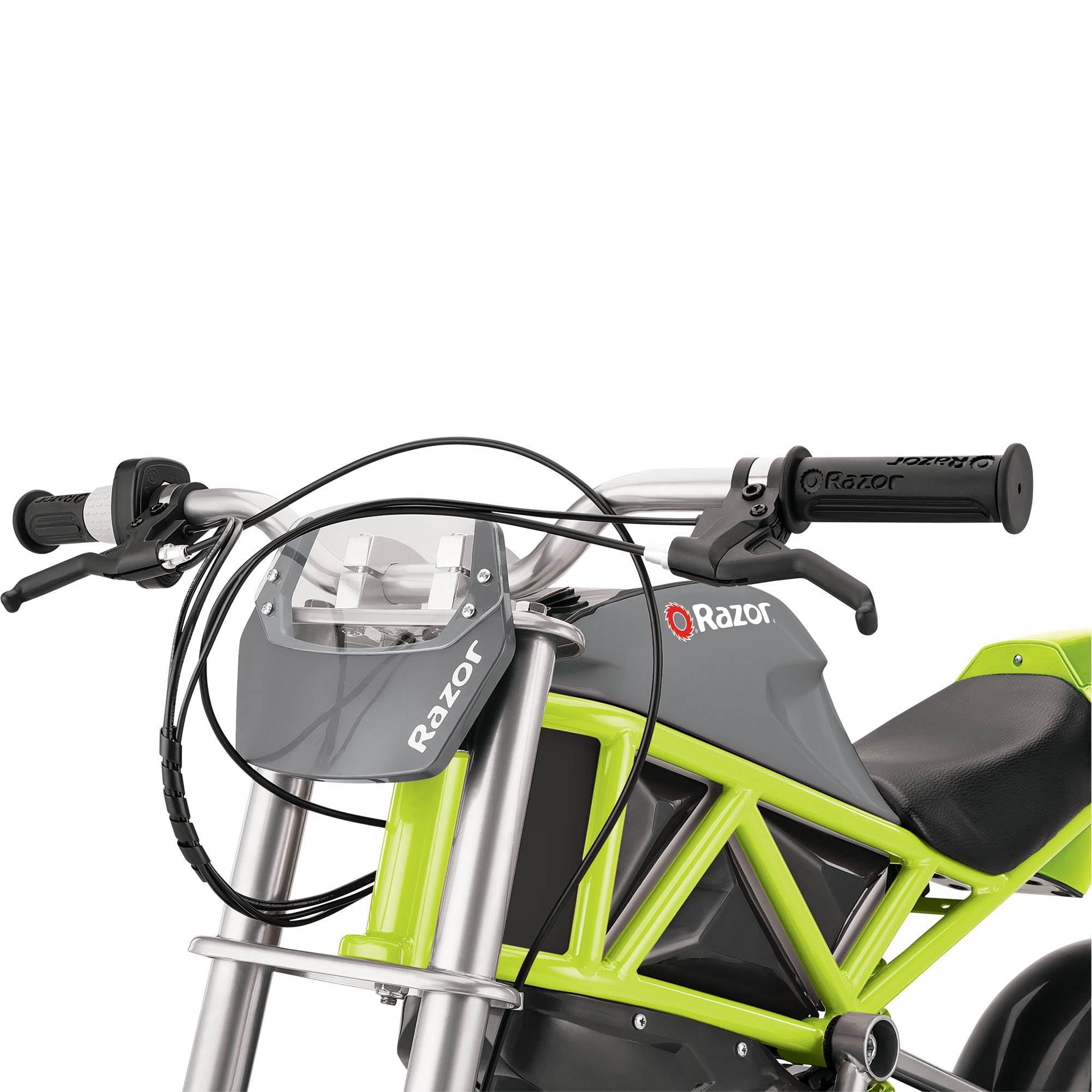 Razor RSF650 Electric Bike, Age 16+, 17 Mph, 50-Min Run, 220lb Max, Hidden Storage, Green