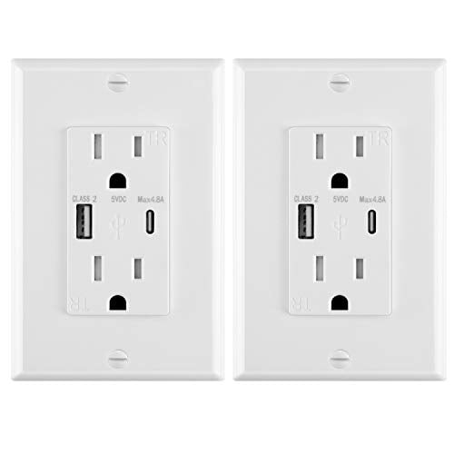 Magnesium Finish ARTR152M4WP Legrand adorne 15A Tamper-Resistant Outlet With Matching Wall Plate 4-Pack 