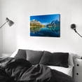thumbnail image 3 of National Park Lake Canvas Wall Art, Canadian Rockies Mountain Lake Print, Turquoise Water Reflection Artwork for Living Room Bedroom Office Decor, Ready to Hang, 3 of 6