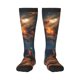 thumbnail image 1 of Balery Cowboy Boots Under Starry Sky Calcetines novedosos Calcetines deportivos Calcetines hasta la rodilla Calcetines de algodón Calcetines originales y geniales, 1 of 6