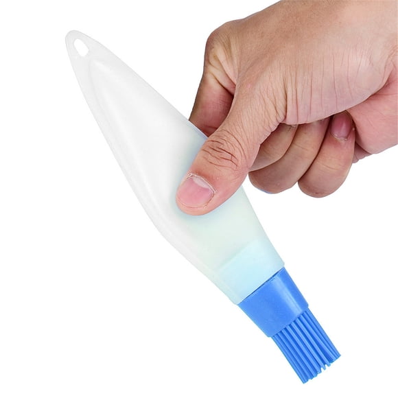 Xihbxyly Juego de Brochas para Hornear, Apto para Uso Alimentario, Diseño Anticaída, Ideal para Pasteles, Barbacoas, Bistecs y Huevos. Herramienta Práctica y Portátil, Tamaño 18 X 4 Cm (2 Unidades).