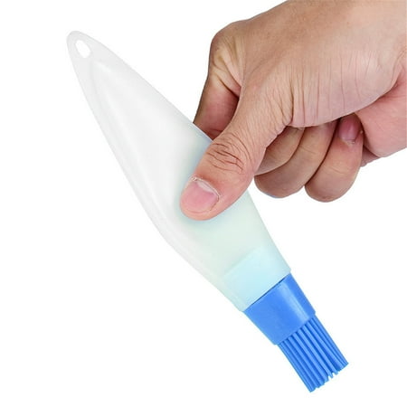 

Fjofpr Hot Silicone Baking Cake Butter Bread Liquid Oil Pen Tube Brush BBQ Tool