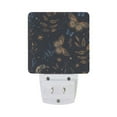 thumbnail image 2 of Herbs Butterfly Star Night Light 2 Pack LED Nightlight Plug into Wall Dusk to Dawn Sensor Soft White, 2 of 7