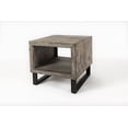 thumbnail image 4 of Jofran Mulholland Drive Modern Distressed Solid Wood End Table, 4 of 6