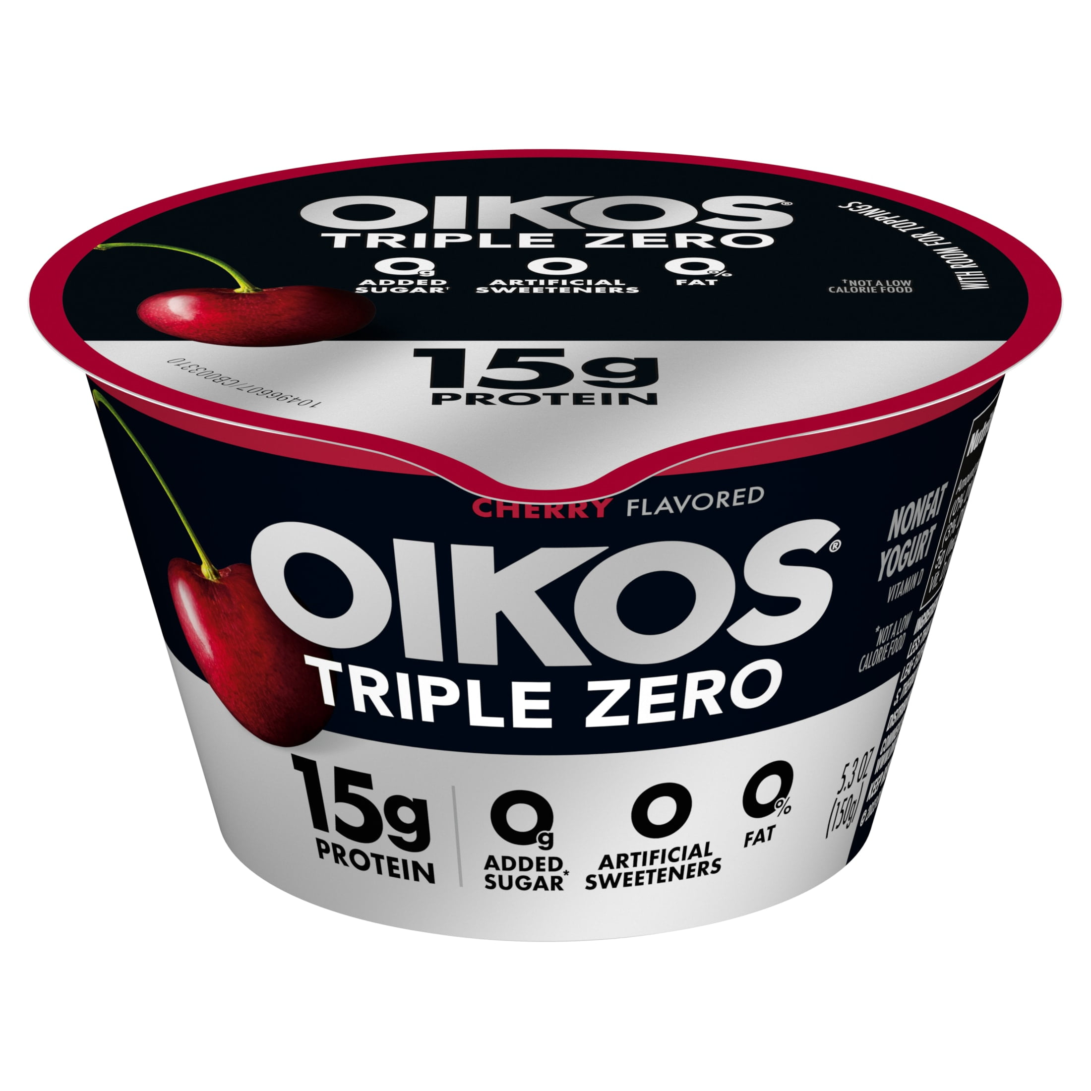 Oikos Triple Zero 15g Protein, 0g Added Sugar, Fat Free Peach