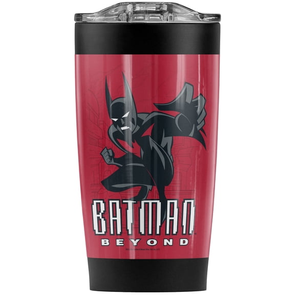 Batman Beyond Engage Stainless Steel Tumbler 20 oz Coffee Travel Mug/Cup, Vacuum Insulated & Double Wall with Leakproof Sliding Lid | Great for Hot Drinks and Cold Beverages