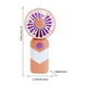 thumbnail image 2 of Ventilador portátil de mano con luz LED, recargable, funciona con pilas, para estudiantes, actividades al aire libre, silencioso, ideal para dormitorios. Aestivo | Morado | AESTIVO, 2 of 7