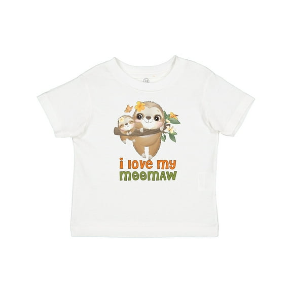 Inktastic Sloth I Love My Meemaw Boys or Girls Baby T-Shirt