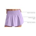thumbnail image 4 of Shorts CRZ YOGA Falda con Volantes Lila Cintura Alta Talle Chico, 4 of 5