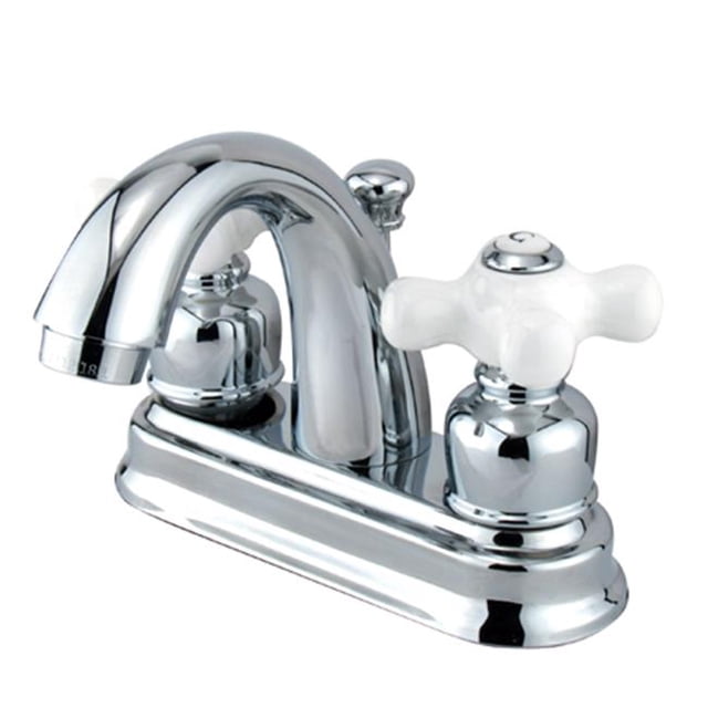 Robinet de Lavabo Central 4 Pouces - Chrome Poli