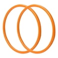 thumbnail image 3 of Fundas de empuje manual para silla de ruedas, antideslizantes, fáciles de quitar y limpiar, repuesto de 24 pulgadas naranja, 3 of 8