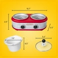 thumbnail image 5 of Nostalgia Game Day 2-Qt Ceramic Slow Cooker and Portable Crock Pot with Lid, 5 of 7